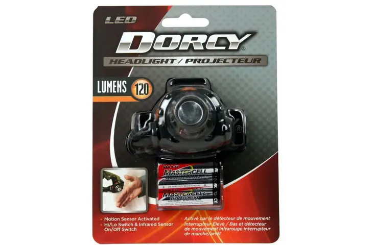 Dorcy Adjustable LED Headlight Flashlight with Motion Sensor - view 4